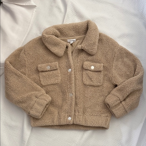 Calvin Klein Jackets & Blazers - Calvin Klein Beige Sherpa Jacket. Teddy Jacket. Size L